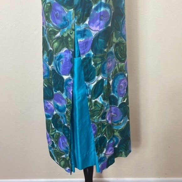 VINTAGE Polynesian Casuals For McInerny Honolulu Hawaiian Maxi Dress Muumuu - Picture 8 of 13